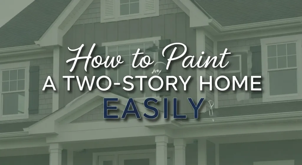 How to Paint a Two-Story Home Easily