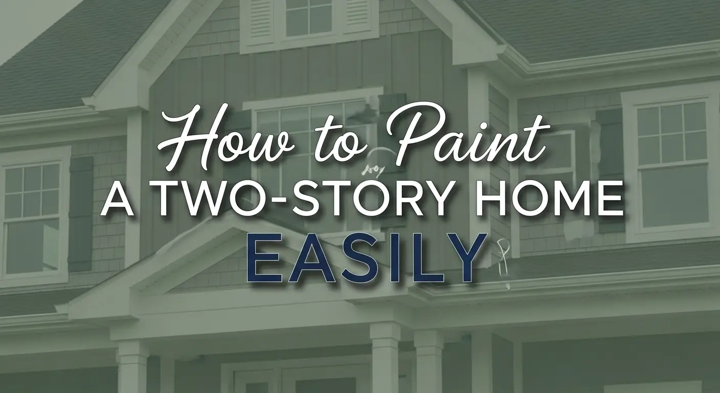 How to Paint a Two-Story Home Easily