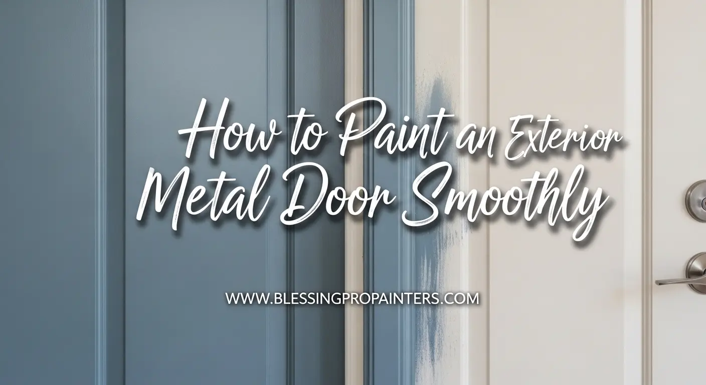 How to Paint an Exterior Metal Door Smoothly