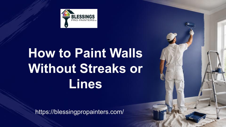 How to Paint Walls Without Streaks or Lines