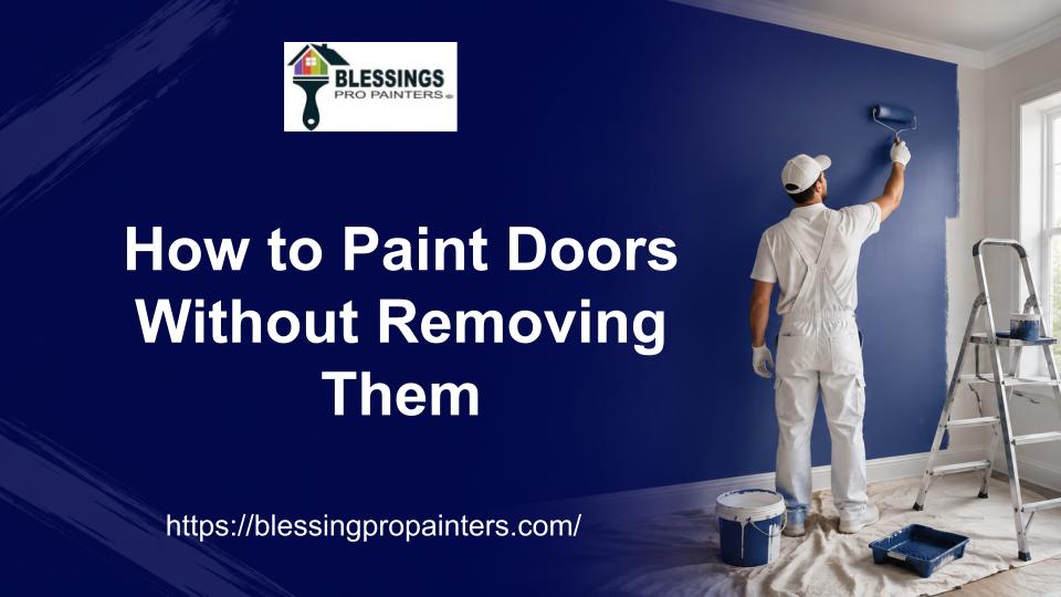 How to Paint Doors Without Removing Them