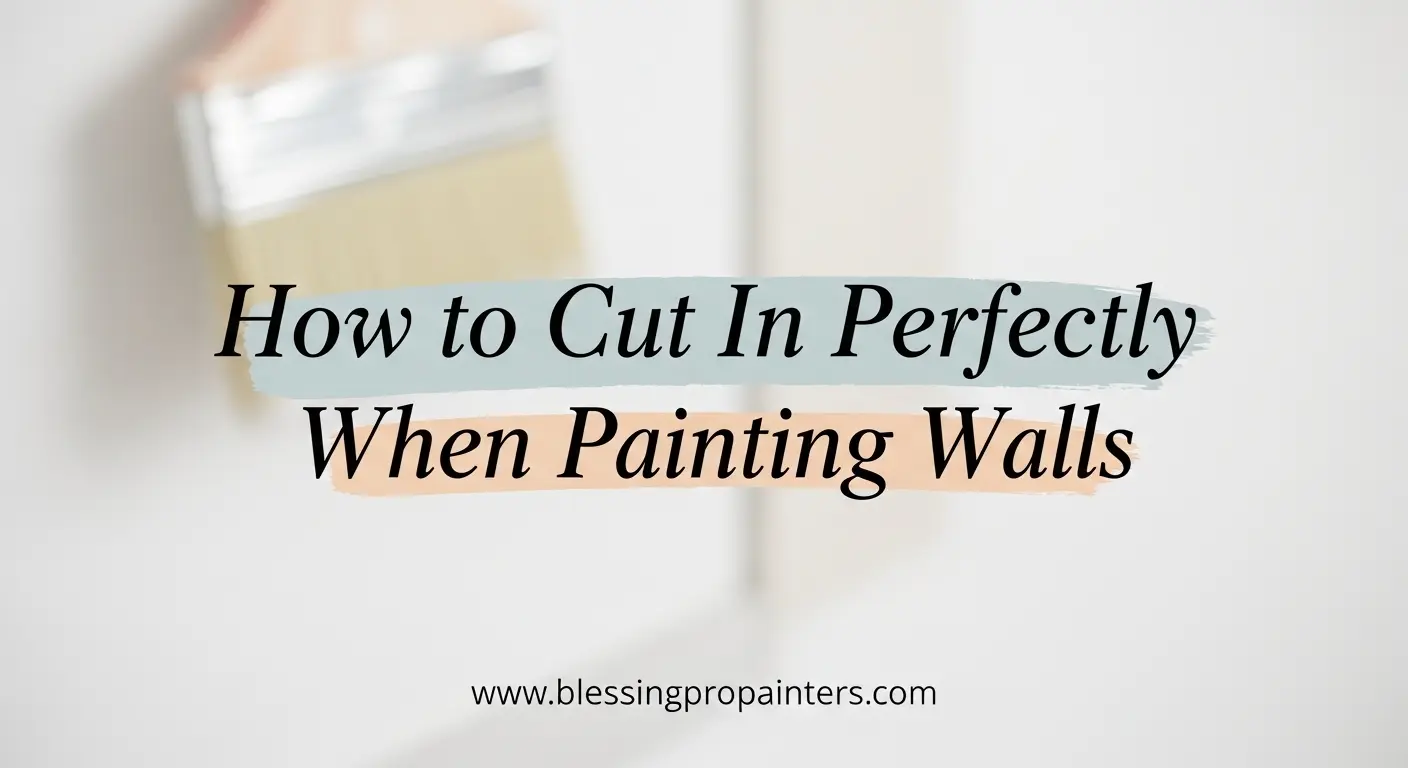 How to Cut In Perfectly When Painting Walls