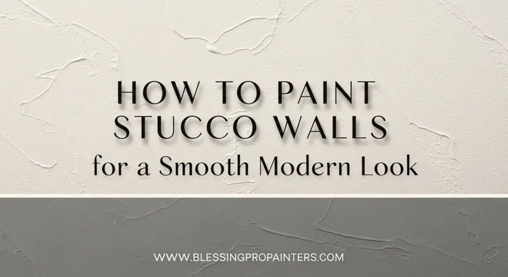 How to Paint Stucco Walls for a Smooth Modern Look