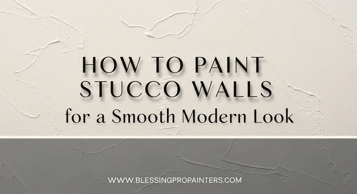 How to Paint Stucco Walls for a Smooth Modern Look