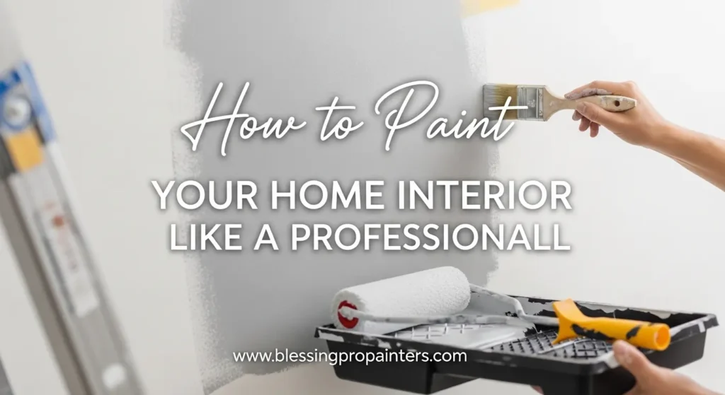 How to Paint Your Home Interior Like a Professional