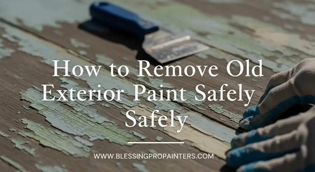 How to Remove Old Exterior Paint Safely