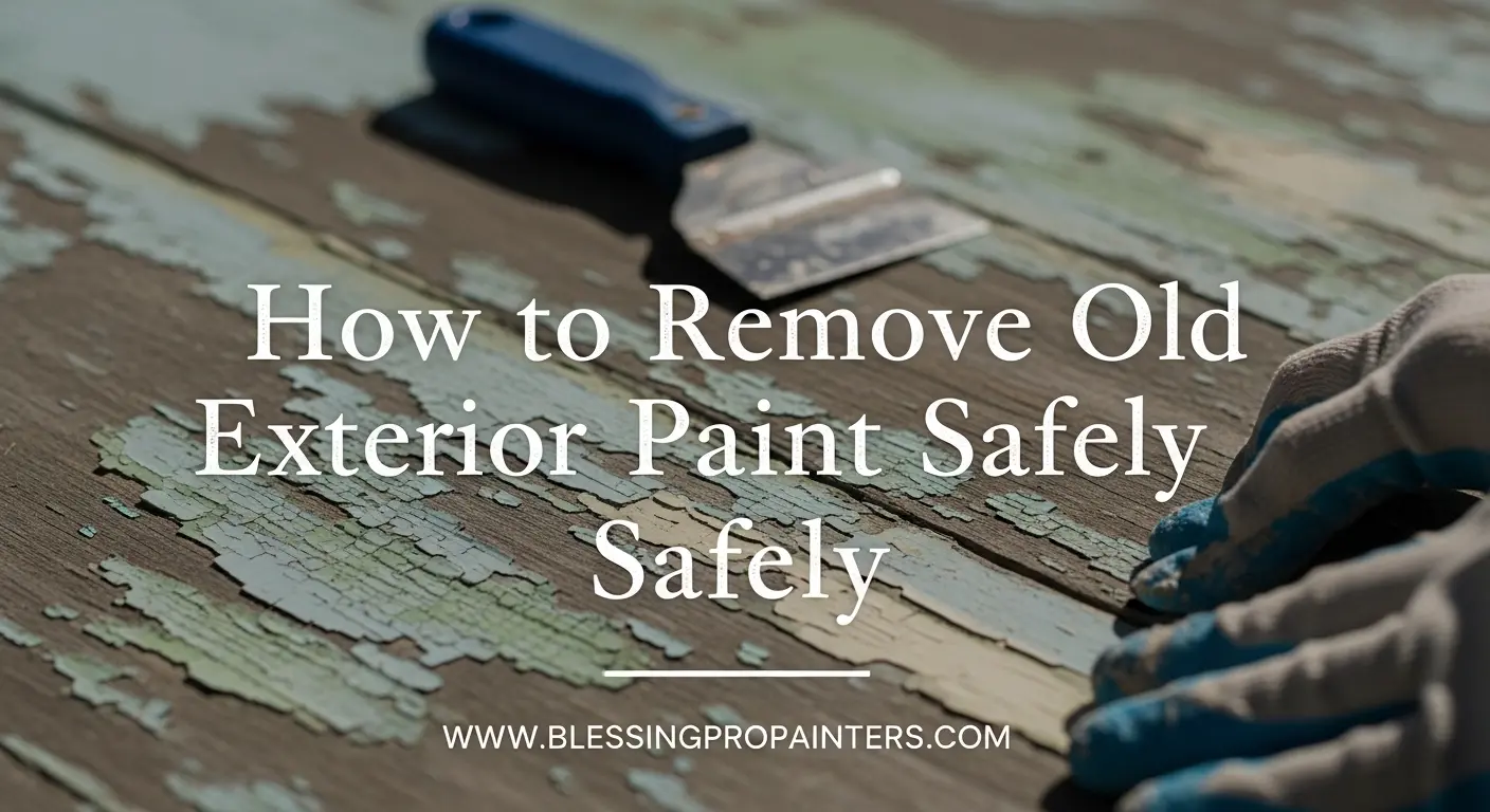 How to Remove Old Exterior Paint Safely