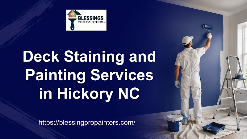 Deck Staining and Painting Services in Hickory NC