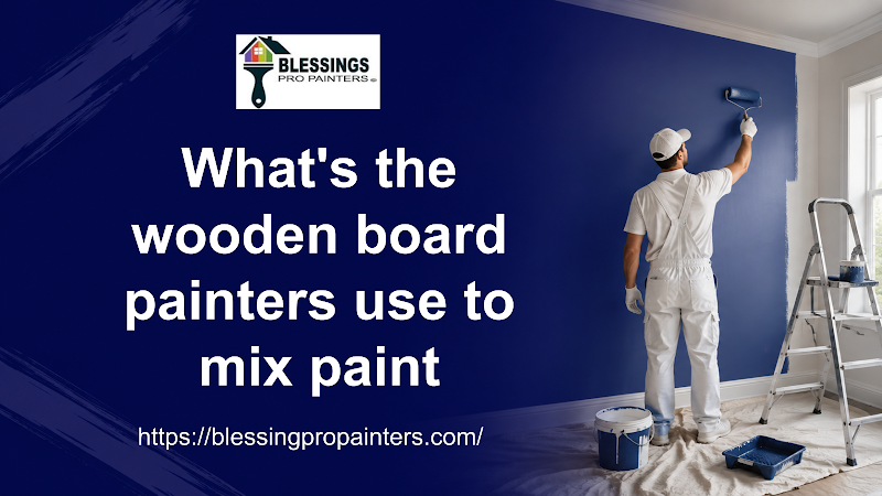What's the wooden board painters use to mix paint