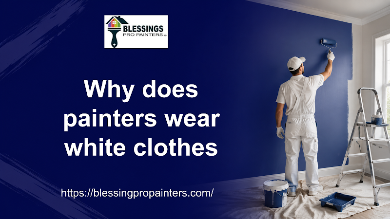Why does painters wear white clothes