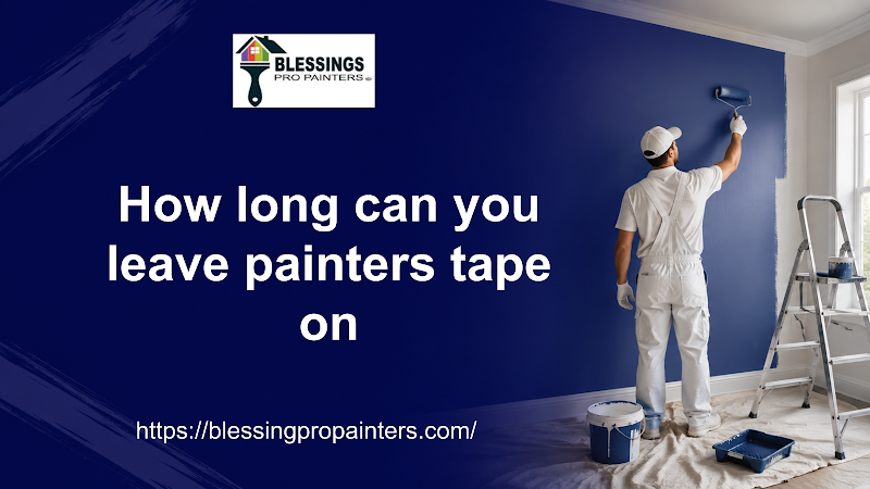 How long can you leave painters tape on