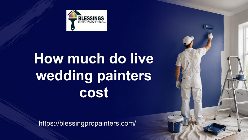 How much do live wedding painters cost
