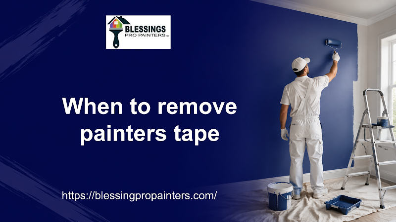 When to remove painters tape